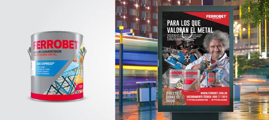 Packaging y vía pública de Ferrobet