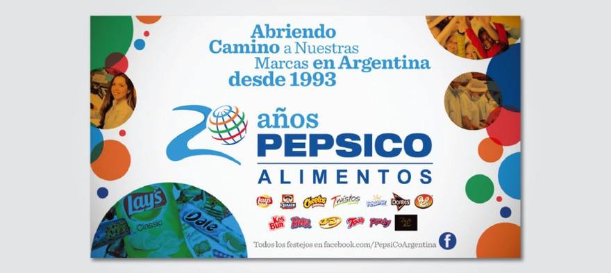 Branding por los 20 años de PepsiCo Alimentos